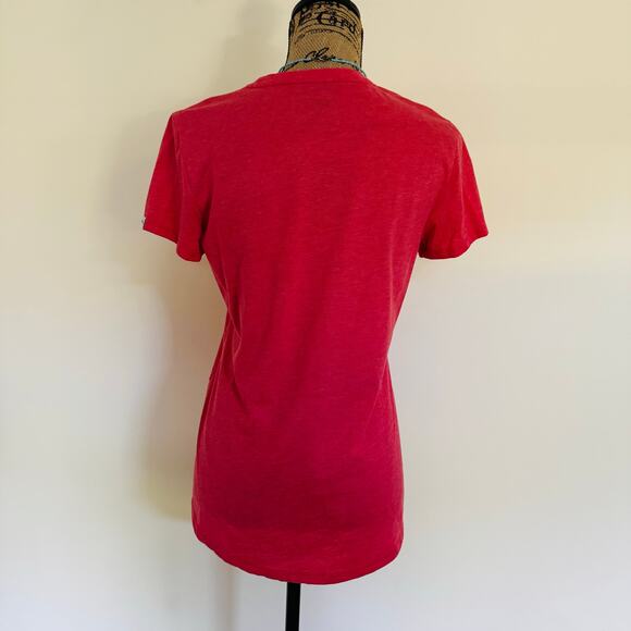 PUMA Womens Heather Pink Crew Neck Essential Logo Tee Shirt Size Medium - Picture 7 of 9